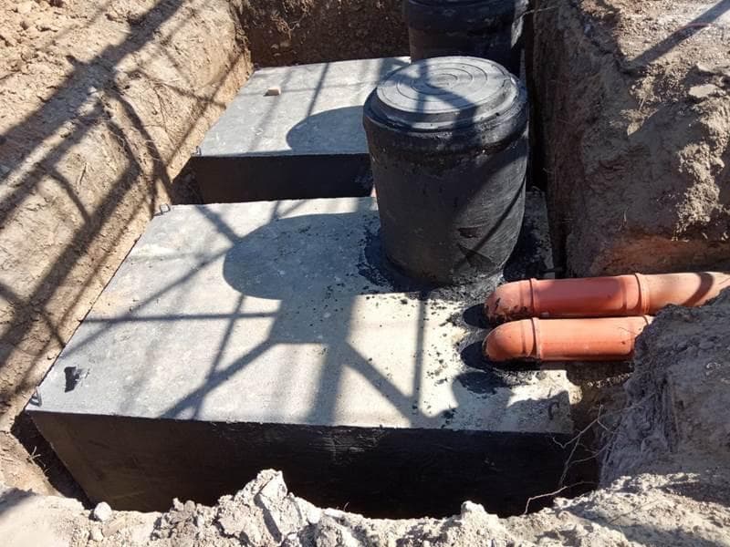 Септик 10,0 м³ з гідробетона до 8 осіб проживання однокамерний